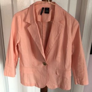 New Directions linen blazer